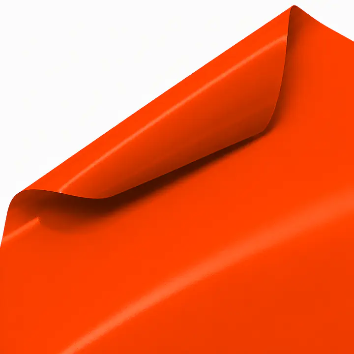 ORACAL 751 033 G Rotorange glänzend Folienmuster