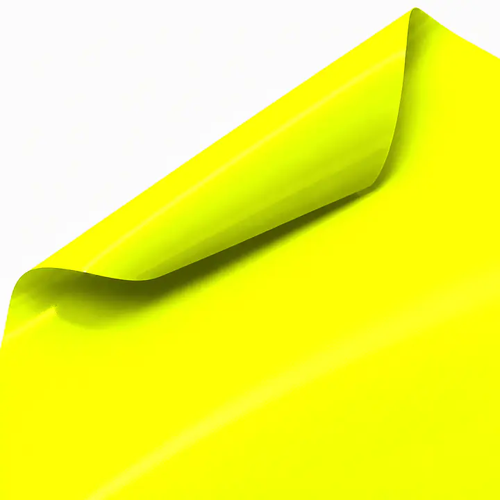 Oracal 6510 029 G Gelb fluoreszierend Glänzend Folienmuster