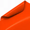 ORACAL 751 033 G Rotorange glänzend Folienmuster